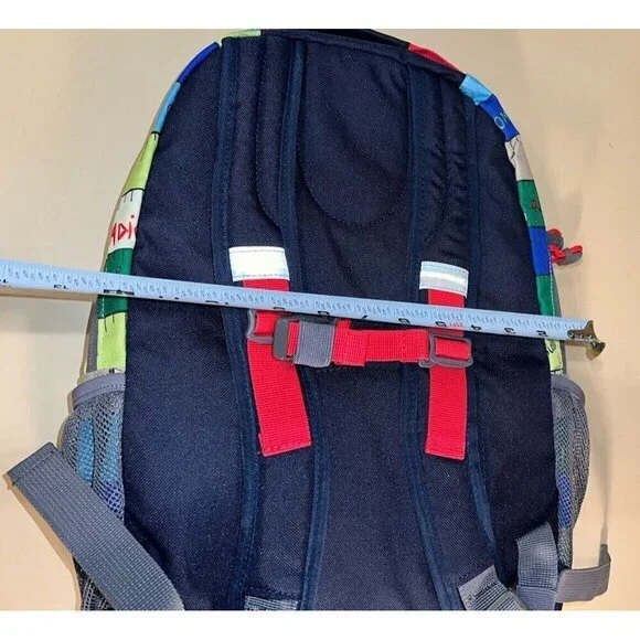 Lands End Kids Backpack Rulers Monsters Baseball Soccer Double Zippered - Picture 16 of 16